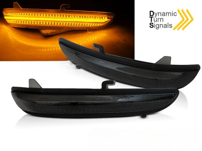 😎DIREZIONE LATERALE NELLO SPECCHIETTO LED FUMO ADATTO PER PEUGEOT 208 12-15😎