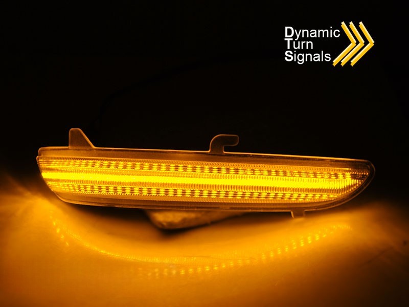 😎DIREZIONE LATERALE NELLO SPECCHIETTO LED FUMO ADATTO PER PEUGEOT 208 12-15😎