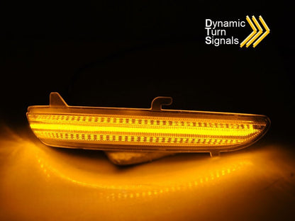 😎DIREZIONE LATERALE NELLO SPECCHIETTO LED FUMO ADATTO PER PEUGEOT 208 12-15😎