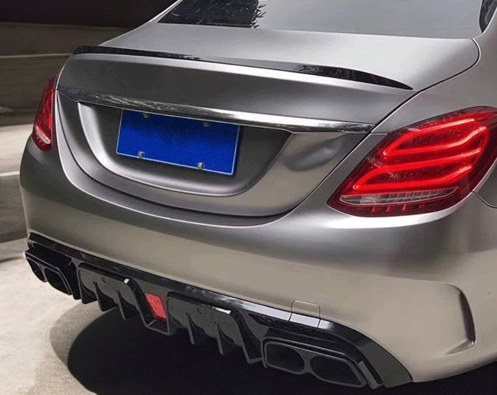 Terminali di Scarico adatto per Mercedes C-Class (W205) GLC (X253, C253)