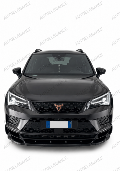 🔥1341 Gloss Black Front Splitter suitable for CUPRA Ateca 2018+🔥 