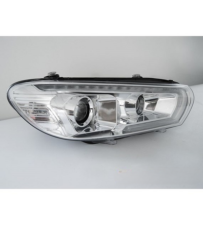 💕 Fari Anteriori Adatto per VW Scirocco 2008-2014 Tube LED Seq Cromati 💕