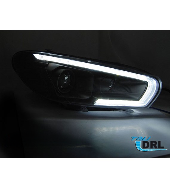 SPLITTER SUITABLE FOR VW GOLF 8 GTI GTD RLINE LOOK GLOSSY BLACK SPORTY DESIGN 