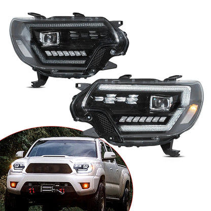 Fari a LED per Toyota Tacoma 2012-2015 2a generazione ridisegnati con DRL