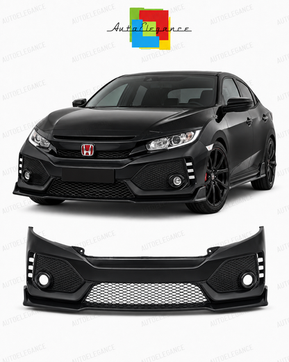 💕PARAURTI ANTERIORE HONDA CIVIC 16- LOOK TYPE R💕