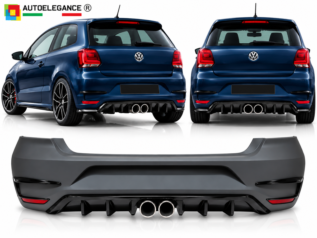 PARAURTI POSTERIORE ADATTO PER VW POLO 6R 09-17