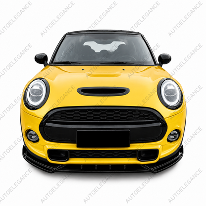 💫Splitter (3 Pezzi) Nero Lucido per Mini Cooper S e JCW F55 F56 F57 2014-2021💫