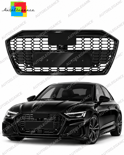 🔥ART.10667 GRIGLIA ADATTO PER AUDI  A6 C8  LOOK RS6 NERO 2019 - 2024🔥