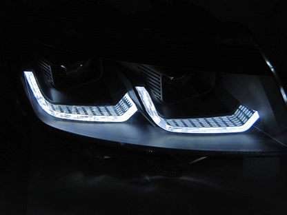 SPLITTER SUITABLE FOR VW GOLF 8 GTI GTD RLINE LOOK GLOSSY BLACK SPORTY DESIGN 