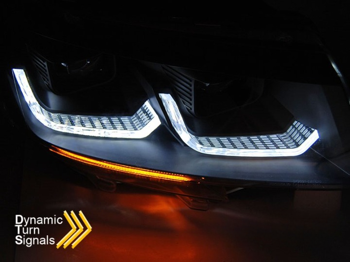 SPLITTER SUITABLE FOR VW GOLF 8 GTI GTD RLINE LOOK GLOSSY BLACK SPORTY DESIGN 