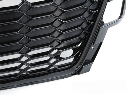 💫ART.10302 GRIGLIA SPORTIVA NERO LUCIDA PDC -AUDI A4 B9 20-24💫