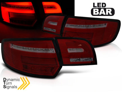 💫ART.6266 Fanali posteriori LED rosso fume adatti per AUDI A3 8P 08-12💫
