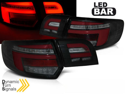 💫ART.6302 Fanali posteriori LED neri adatti per AUDI A3 8P 08-12💫