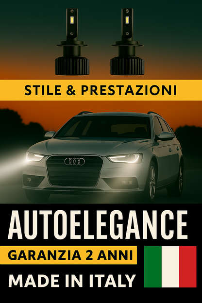❤️ KIT LED D3S 6000K BIANCO GHIACCIO ANABBAGLIANTI PER  AUDI A4 ❤️
