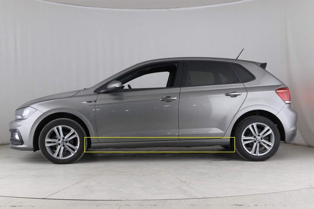 MINIGONNE LATERALI ADATTE PER VW POLO AW1 2017-2021 LOOK GTI R-LINE