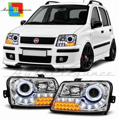 ART.11151 FARI ANTERIORI ADATTO PER FIAT PANDA 03-12