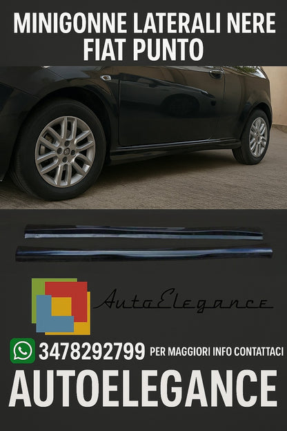 🔥MINIGONNE ADATTE PER FIAT GRANDE PUNTO/PUNTO EVO 2005-2018 GREZZE🔥