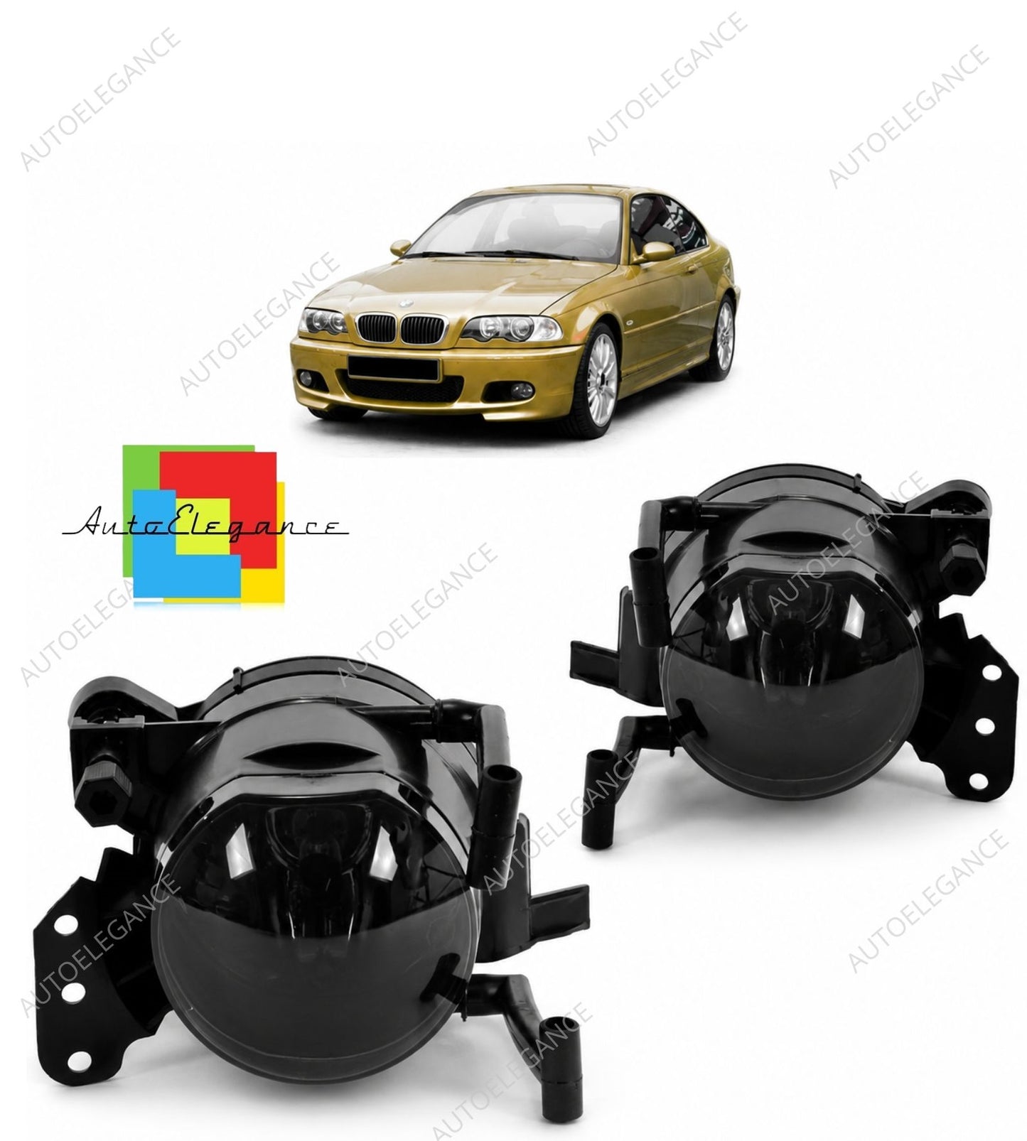 👉Set di fari fendinebbia fumé adatto per BMW Serie 3/5/6 e X3 1998-2006👈