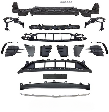 ART.5409 PARAURTI  ANTERIORI MERCEDES CLASSE E  W213 20-23 CHROME