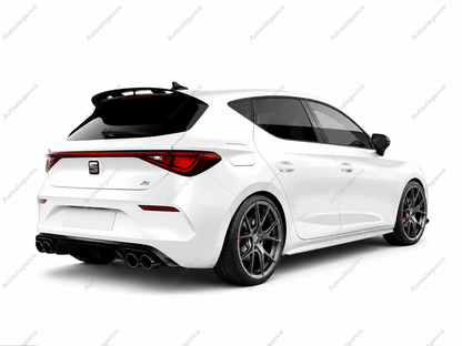 🔥ART.9917 SPOILER PER TETTO STILE OT NERO LUCIDO PER SEAT LEON MK4 20-24🔥