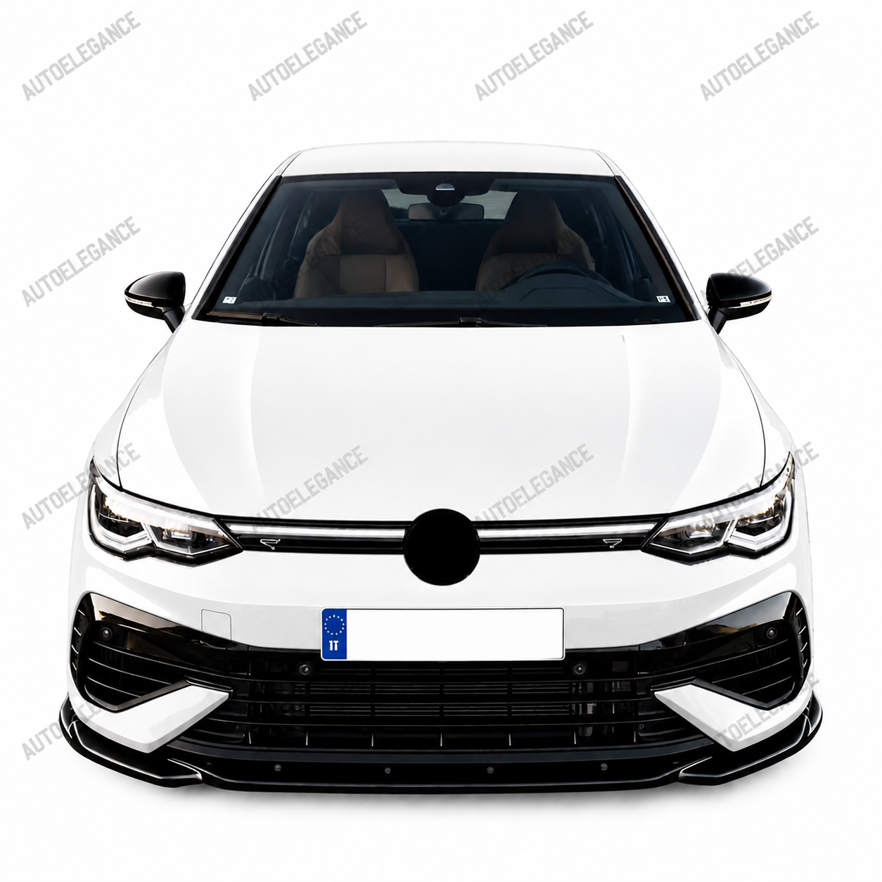 💫Splitter Anteriore Nero Lucido per Golf R MK8 2020-2024💫