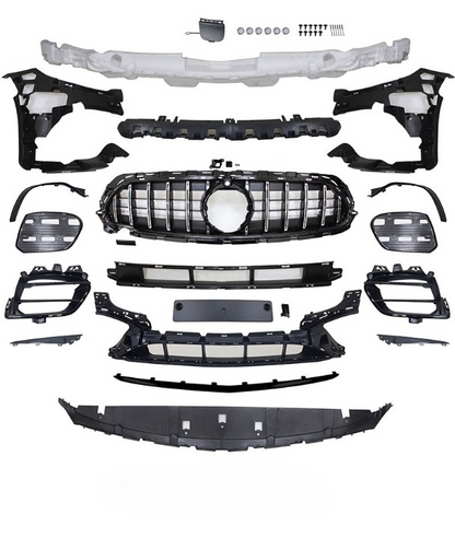 ART.5412 PARAURTI  ANTERIORI CHROME MERCEDES CLASSE E W213 20-23