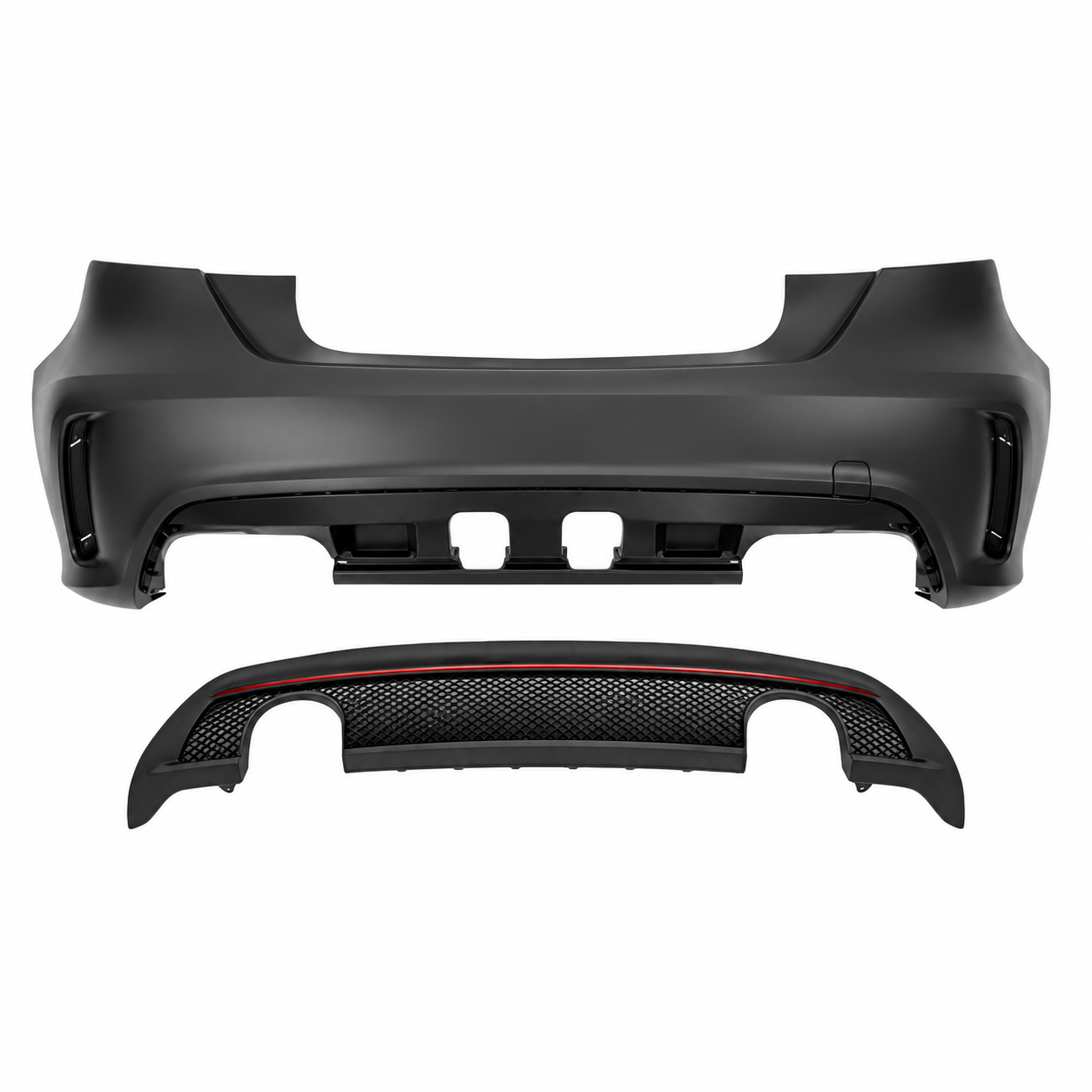 💕PARAURTI POSTERIORE MERCEDES CLASSE A W176 12-15 LOOK AMG💕