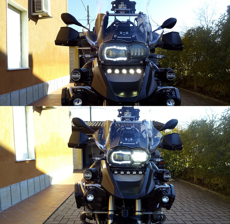 💕ART.7876 FARO  MOTO  FULL FULL  LED BMW 2005 - 2012 R1200GS / 2006 -2013 💕