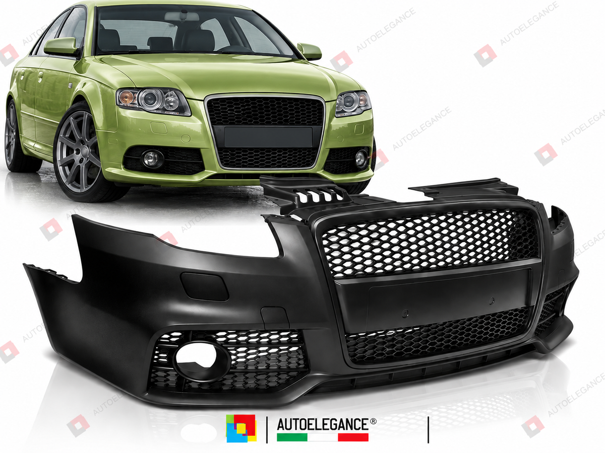 PARAURTI POSTERIORE STILE SPORT adatto a AUDI A4 04-08 LOOK RS4