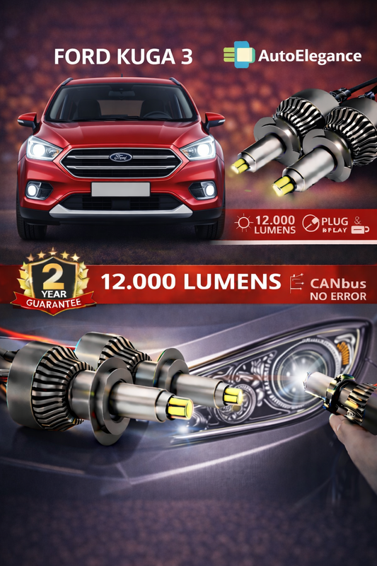 KIT LED per Ford KUGA 3 ANABAGLIANTI H7 CANBUS Bianco 6500K 360 gradi