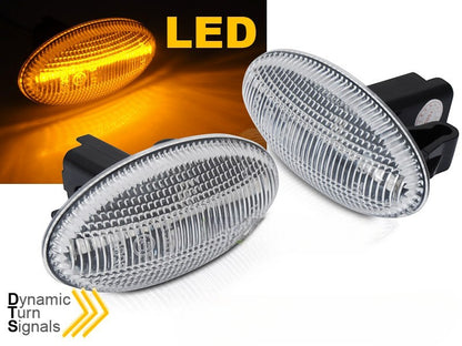 🤩FARI SIGNALI LED BIANCHI SEQ ADATTO PER PEUGEOT 107/206/307 CITROEN C1C2C3C4🤩