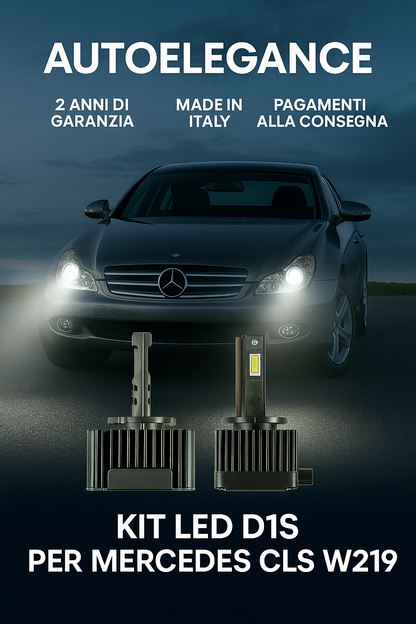 ⭐KIT XENON D1S 6000K ANABBAGLIANTI PER MERCEDES CLS W219 – LUCE BIANCA POTENTE⭐
