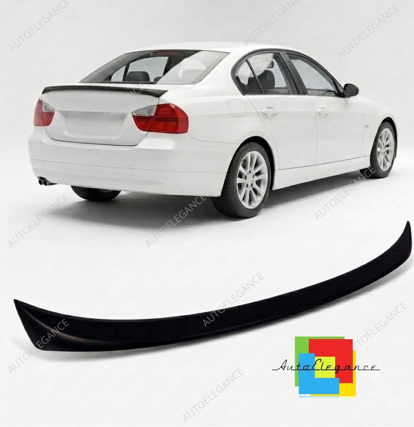 👉Spoiler posteriore bagagliaio Nero Opaco per BMW Serie 3 E90 Berlina 04-11👈