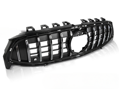 BLACK CHROME GRILLE SPORT STYLE SUITABLE FOR MERCEDES CLA W118 19-