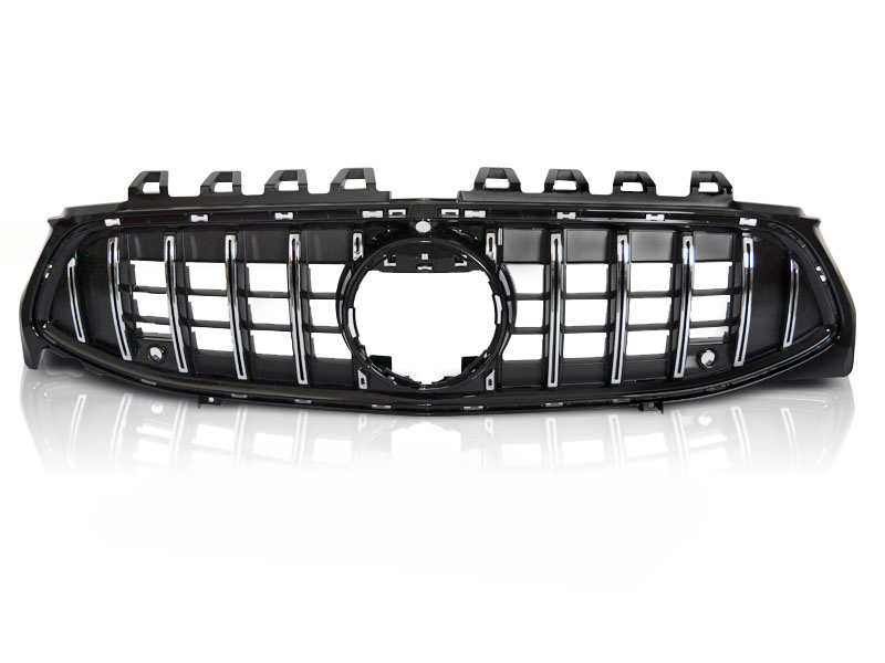 BLACK CHROME GRILLE SPORT STYLE SUITABLE FOR MERCEDES CLA W118 19-
