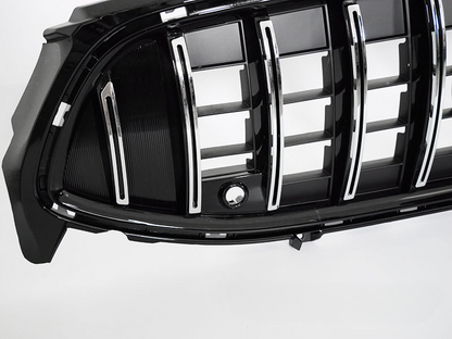 BLACK CHROME GRILLE SPORT STYLE SUITABLE FOR MERCEDES CLA W118 19-