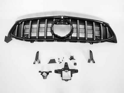 BLACK CHROME GRILLE SPORT STYLE SUITABLE FOR MERCEDES CLA W118 19-