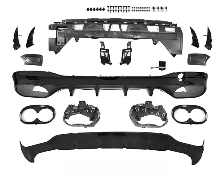 💫ART.7661 Paraurti Posteriore Look CLA 45-S per M Benz CLA W118 19-23💫