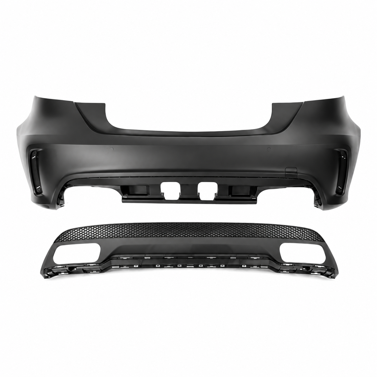 💕PARAURTI POSTERIORE MERCEDES CLASSE A W176 12-15 LOOK AMG A45💕