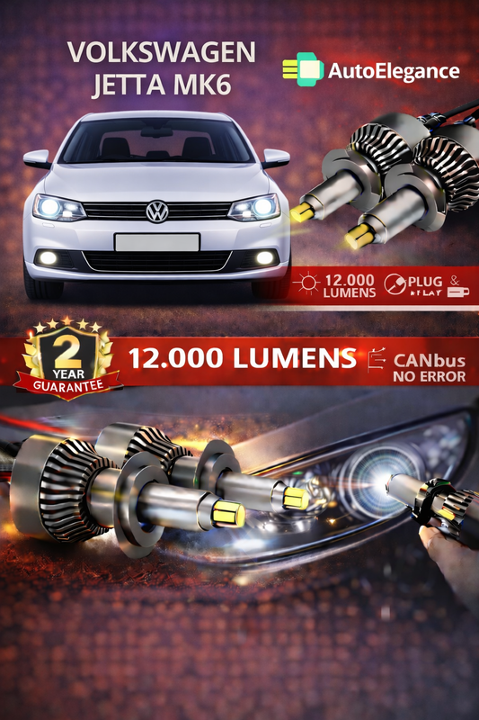 KIT LED Volkswagen JETTA ANABAGLIANTI H7 CANBUS Bianco 6500K 360 gradi