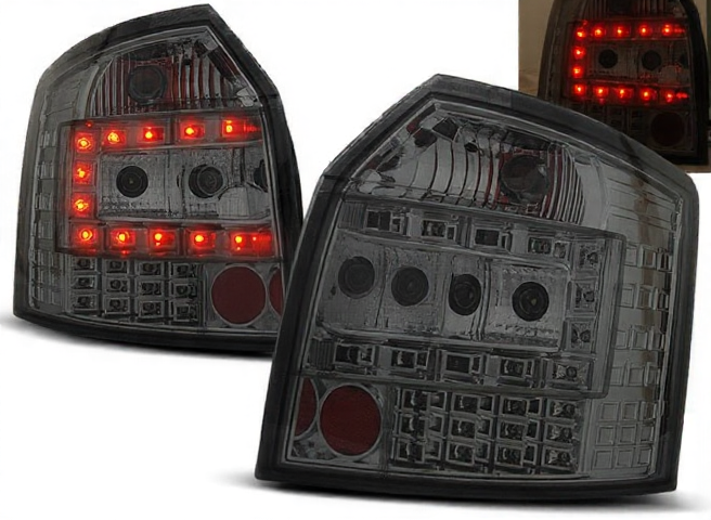 💫ART.5949 Fanali posteriori LED fumé adatti per Audi A4 Avant 10.2000–10.2004💫