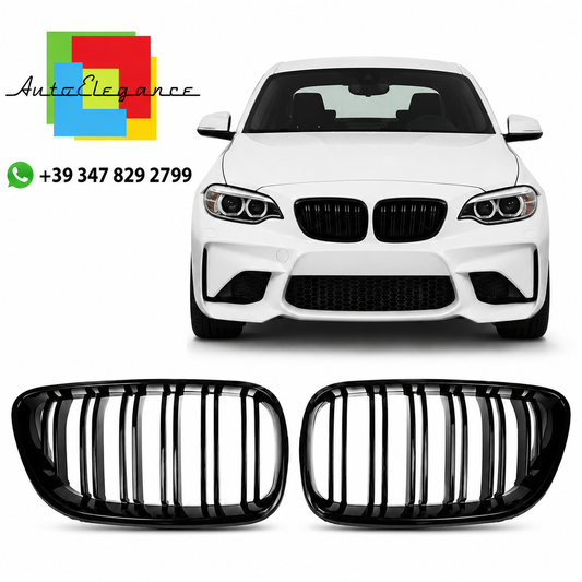 👉Griglia Anteriore Double Slat BMW F22 F23 F87 2014-2021👈