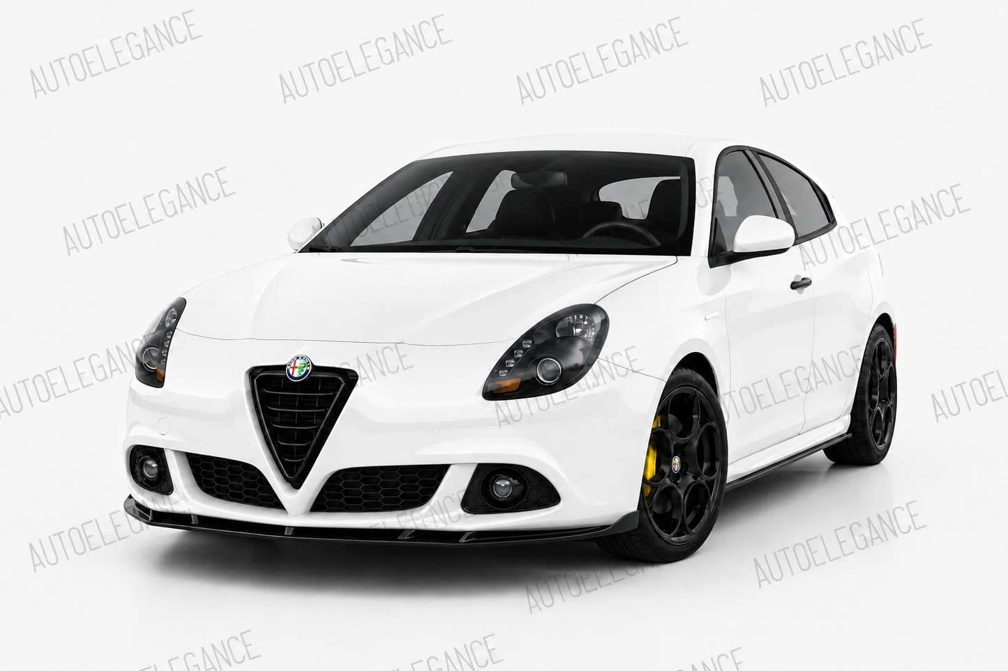 💕ART.10081 SPLITTER  ALFA ROMEO  GIULIA  NERO  LUCIDO 💕