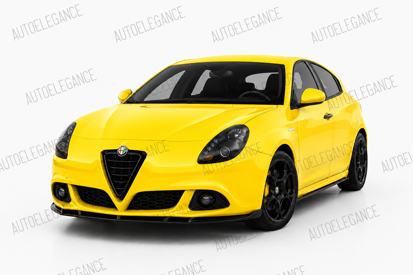 💕ART.10081 SPLITTER  ALFA ROMEO  GIULIA  NERO  LUCIDO 💕