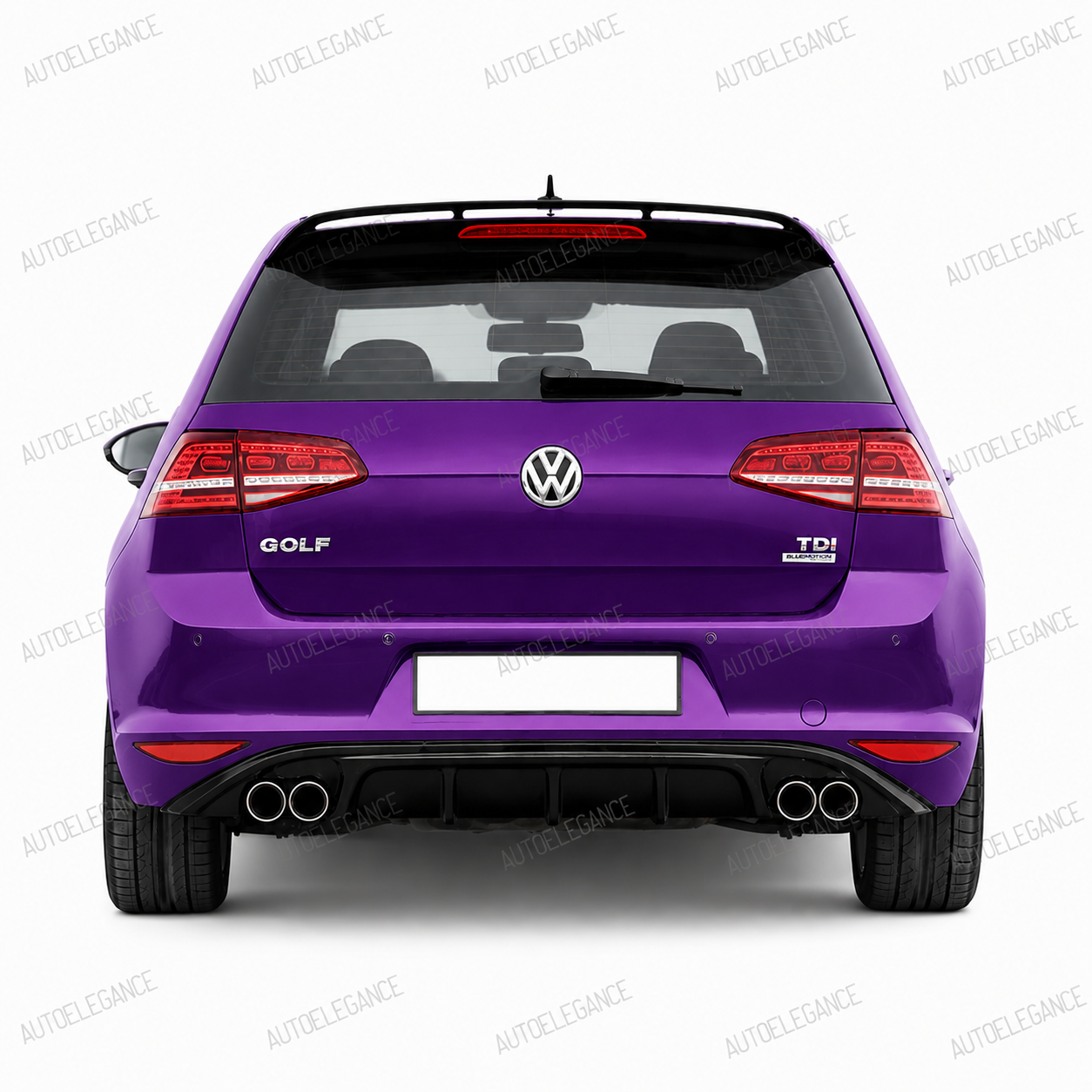 💕ART.0064 DIFFUSORE GOLF 7 STANDARD GTD  NERO LUCIDO💕