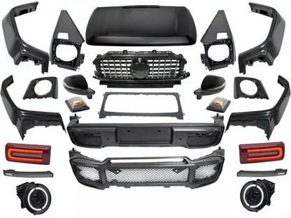 💥ART.3395 BODYKIT SPORT 464 BRABUS adatto per MERCEDES CLASSE-G W463 90-18💥