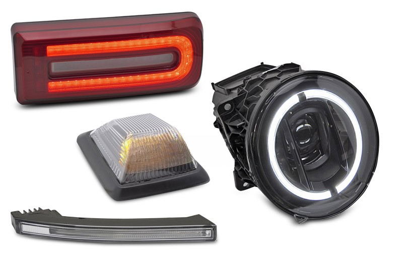 💥ART.3395 BODYKIT SPORT 464 BRABUS adatto per MERCEDES CLASSE-G W463 90-18💥