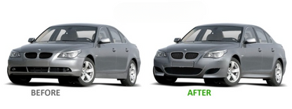 💫ART.6025 PARAURTI ANTERIORE STILE SPORTIVA PDC per BMW E60/E61 2007-2010💫