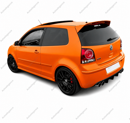 🔥ART.9928 SPOILER POStERIORE STILE OT NERO LUCIDO PER VW POLO MK4 9N OT 01-09🔥