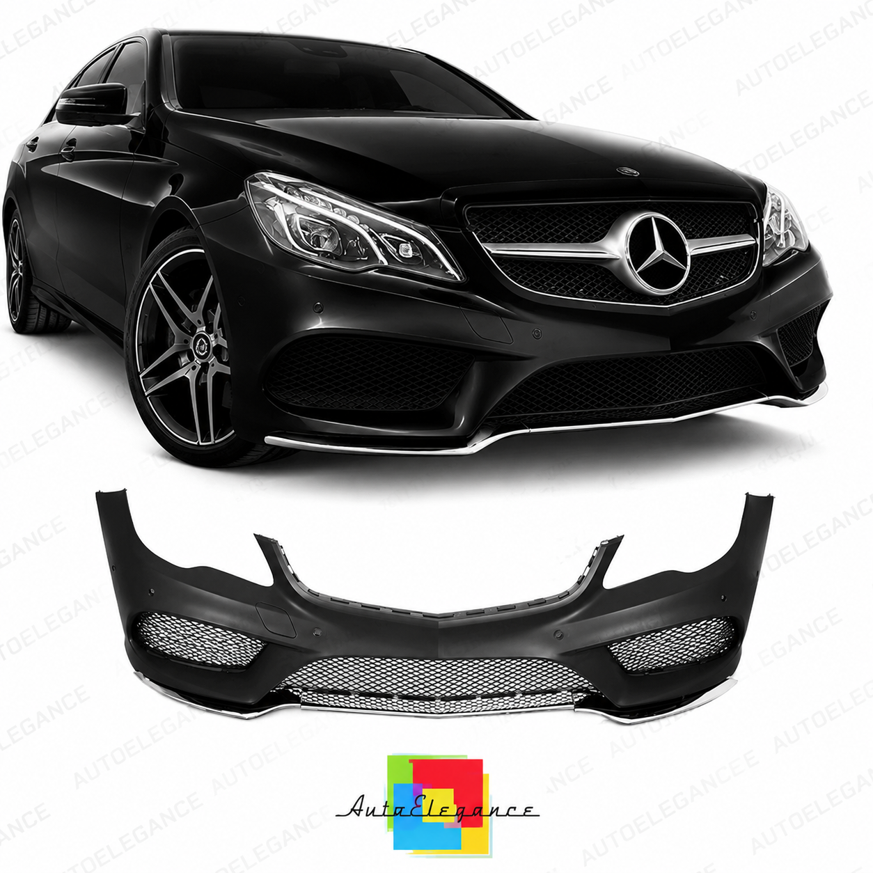 👉Paraurti Anteriore per Mercedes Classe E W207 Coupé 14-16 ABS Non Verniciato👈